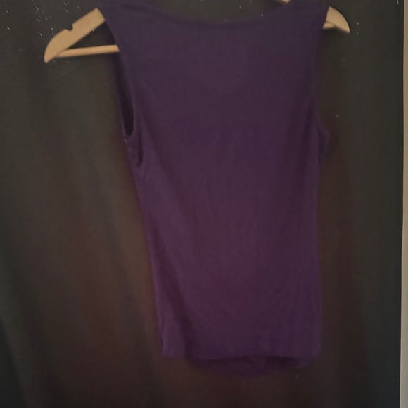 Purple Button-Detail Blouse - Picture 4 of 4